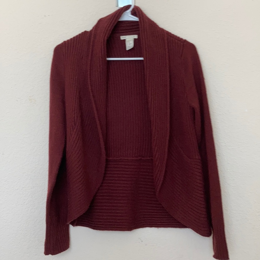Burgundy sweater